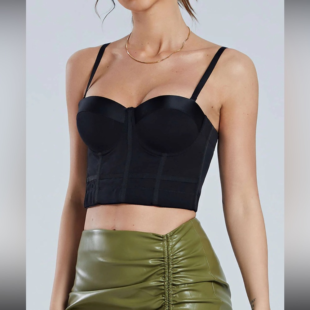 NWT Micas Size XXS Mesh Underwire Bustier - Picture 2 of 7